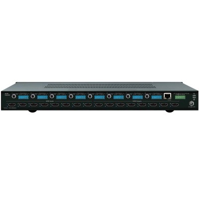 8x8 hdmi matrix switcher rear view